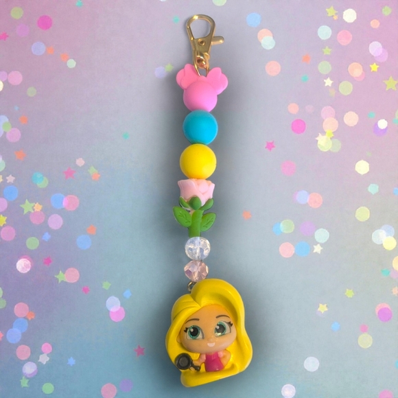 Accessories - Handmade Rapunzel (Tangled) Bag Charm/ Keychain